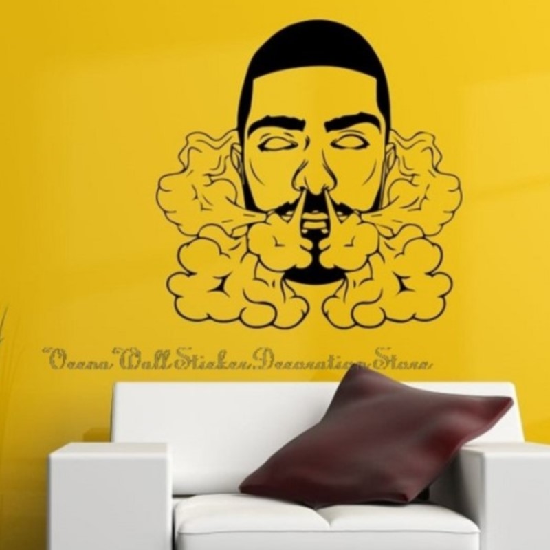 Vaping Store - Vape Roken Muursticker Winkel Waterpijp Elektronische