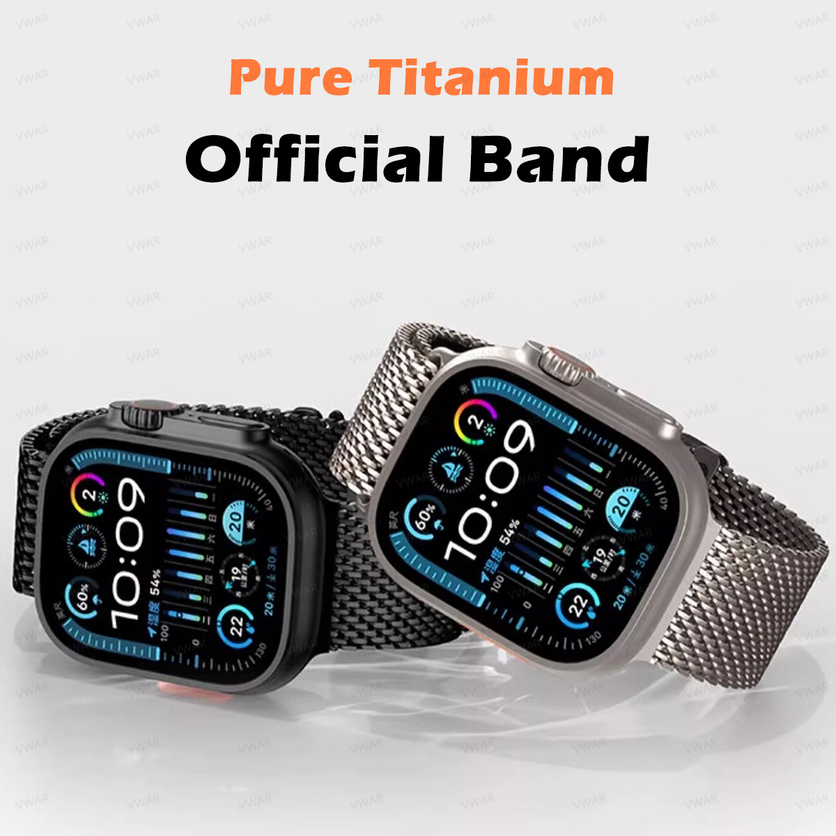 VWAR titanium Milanese band vo - Mesh Coil Strip recensie en prijs